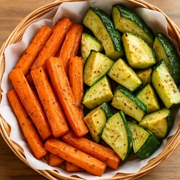 Airfryer-Gemüseplatte