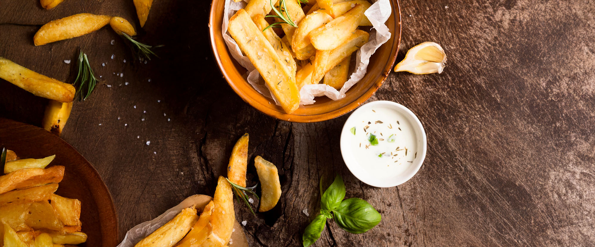 Knusprige Kartoffelwedges