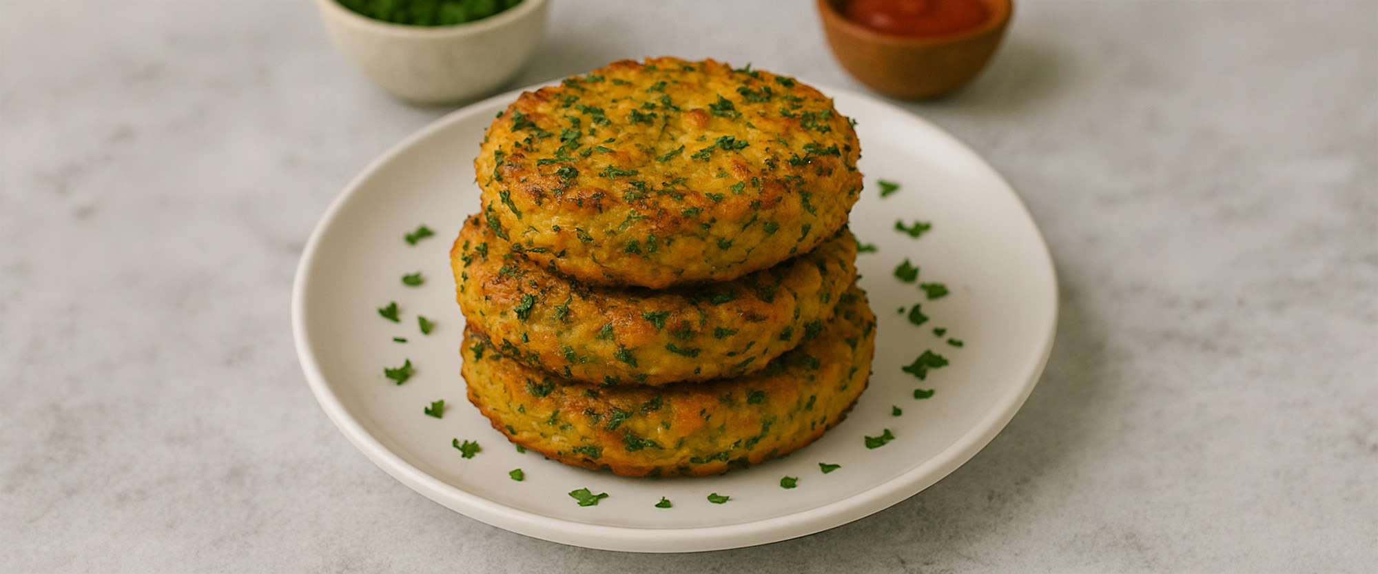 Vegetarische Gemüselaibchen
