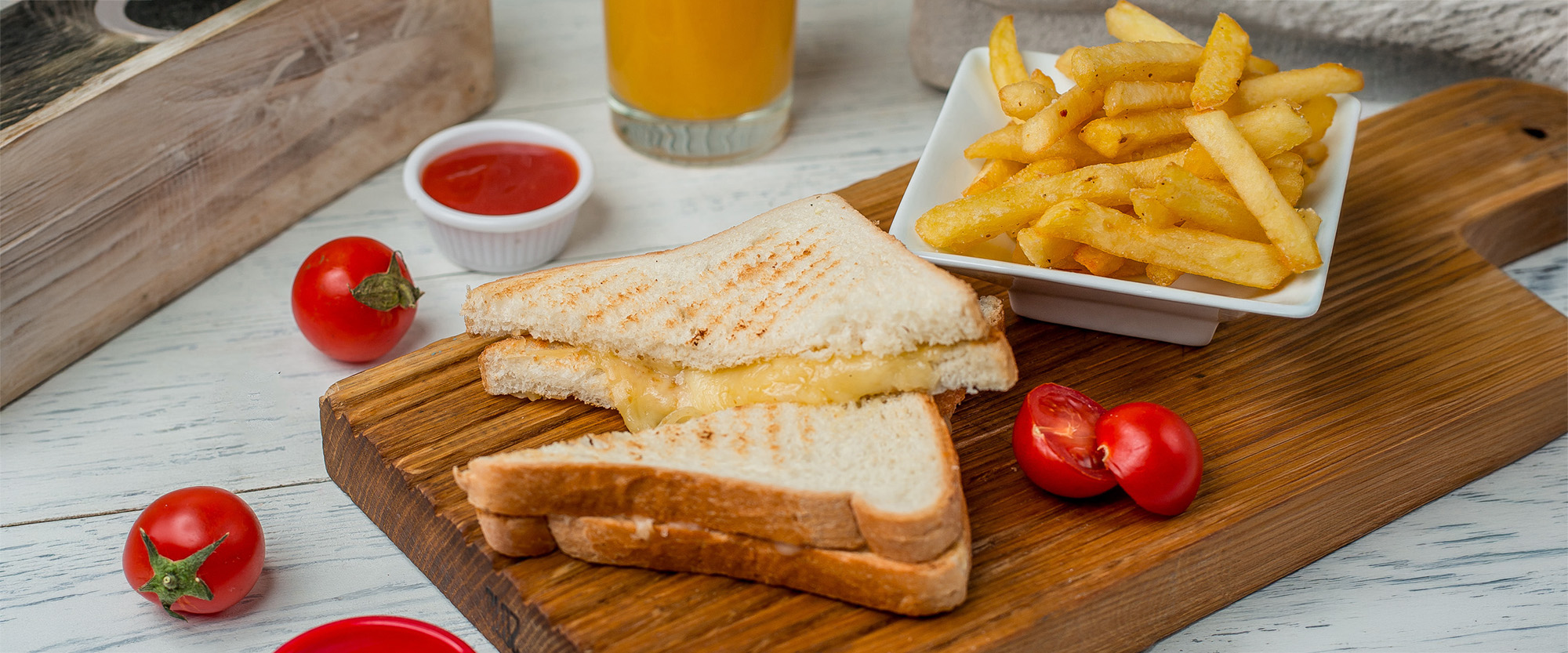 Airfryer Käsesandwich