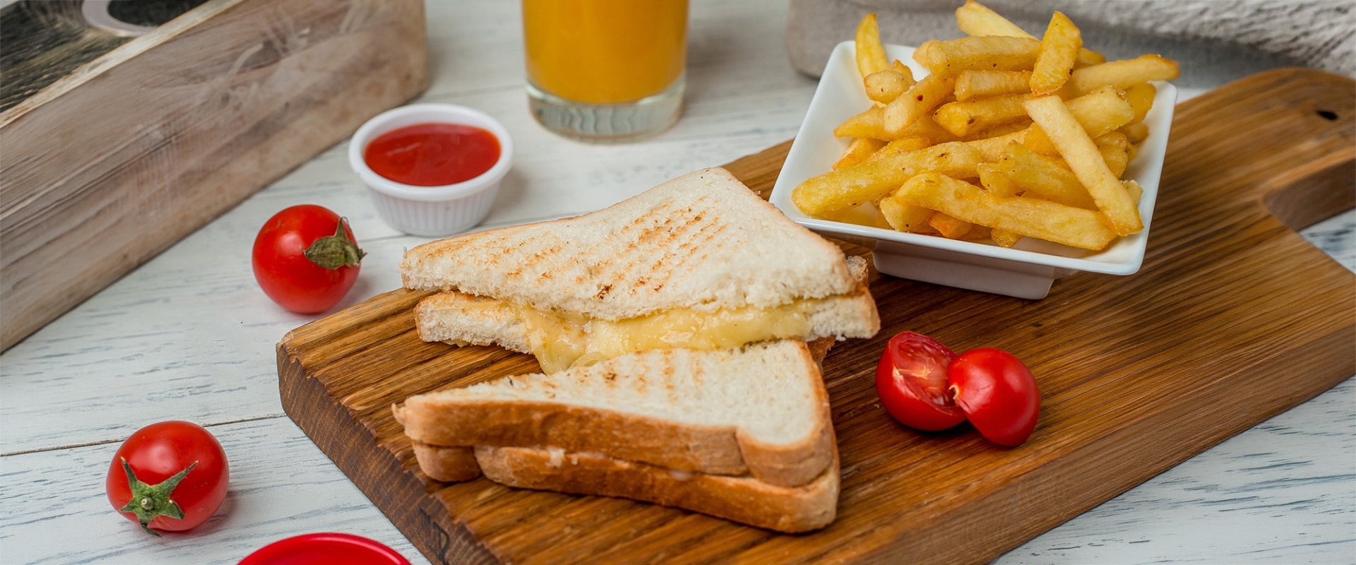 Airfryer Käsesandwich