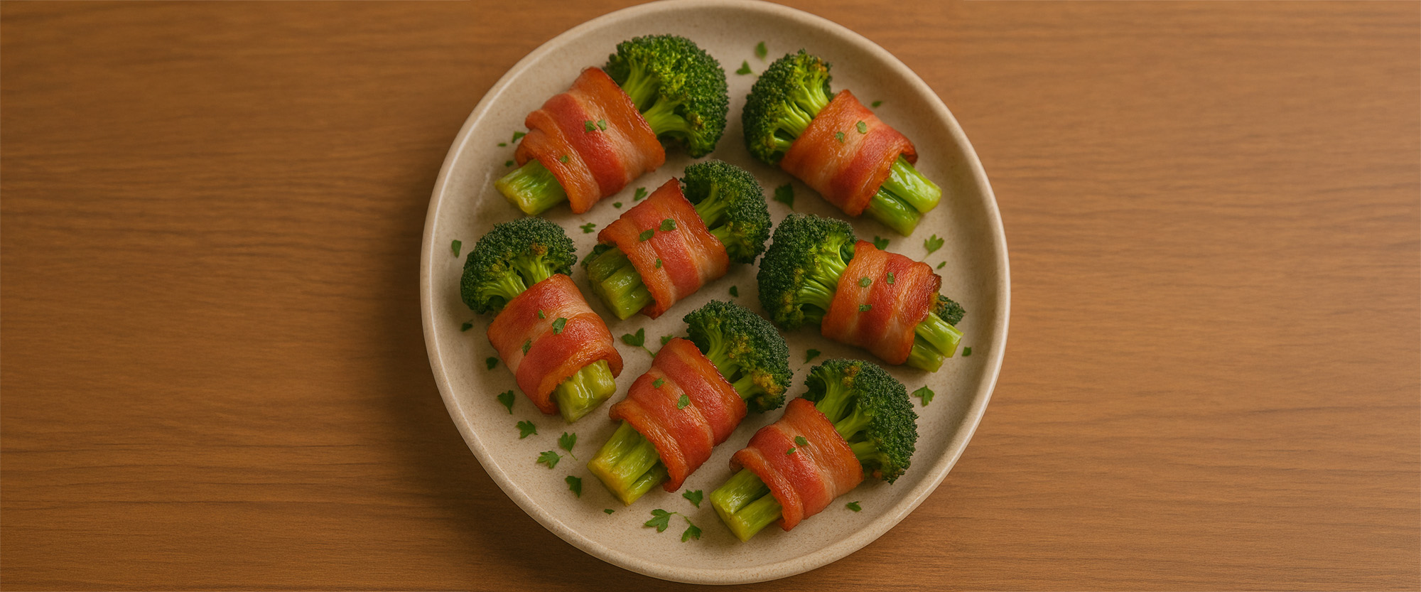 Speck-Broccoli-Röllchen