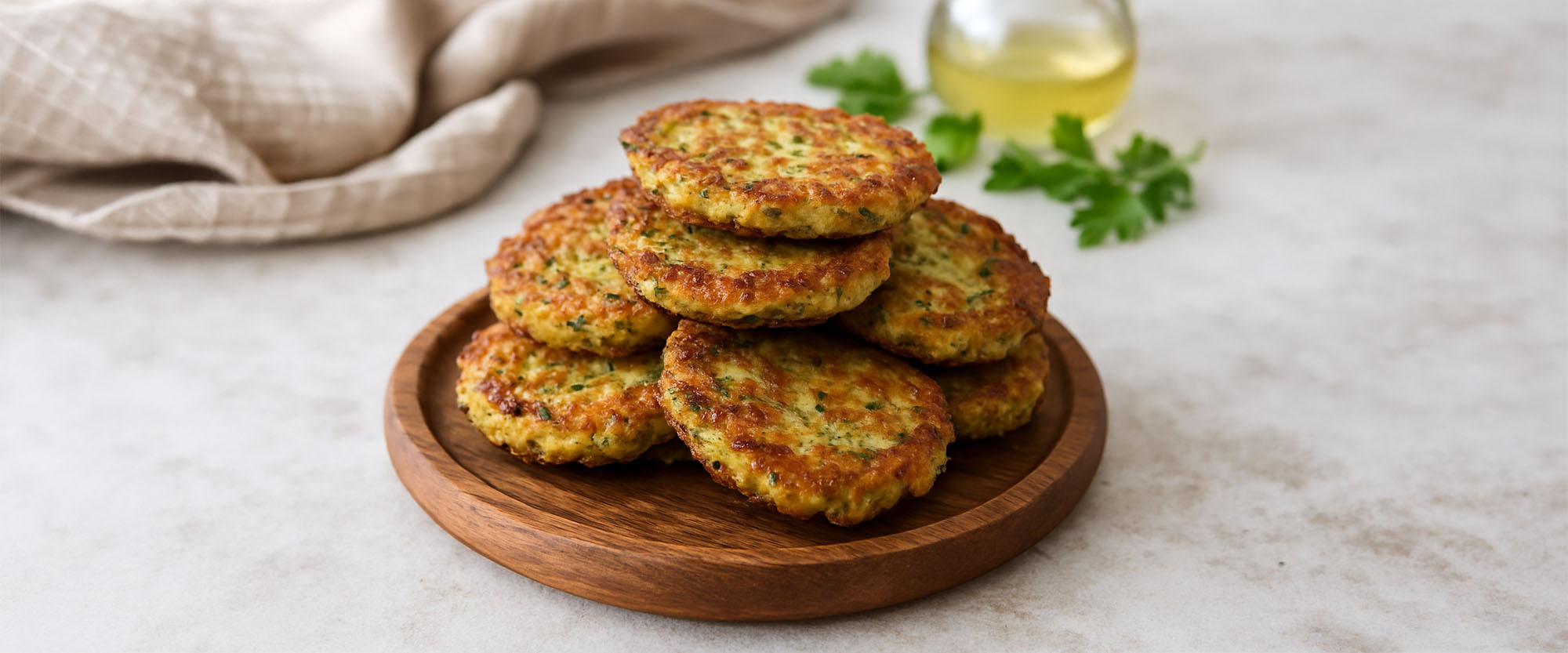 Knusprige Zucchini-Fritter