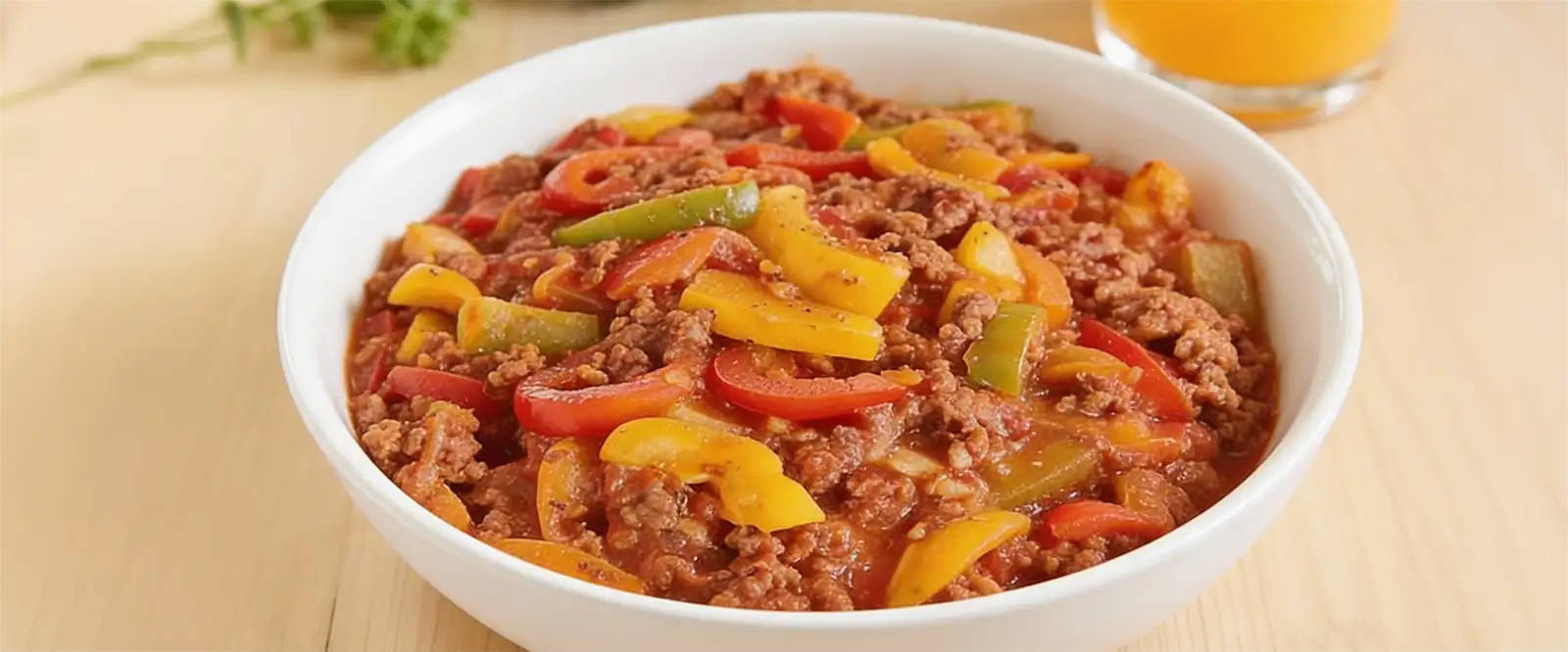 Hackfleisch-Paprika-Pfanne „One Tray“