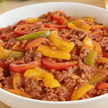 Hackfleisch-Paprika-Pfanne „One Tray“