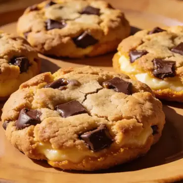 Crumble-Style Cookies mit Schokostücken