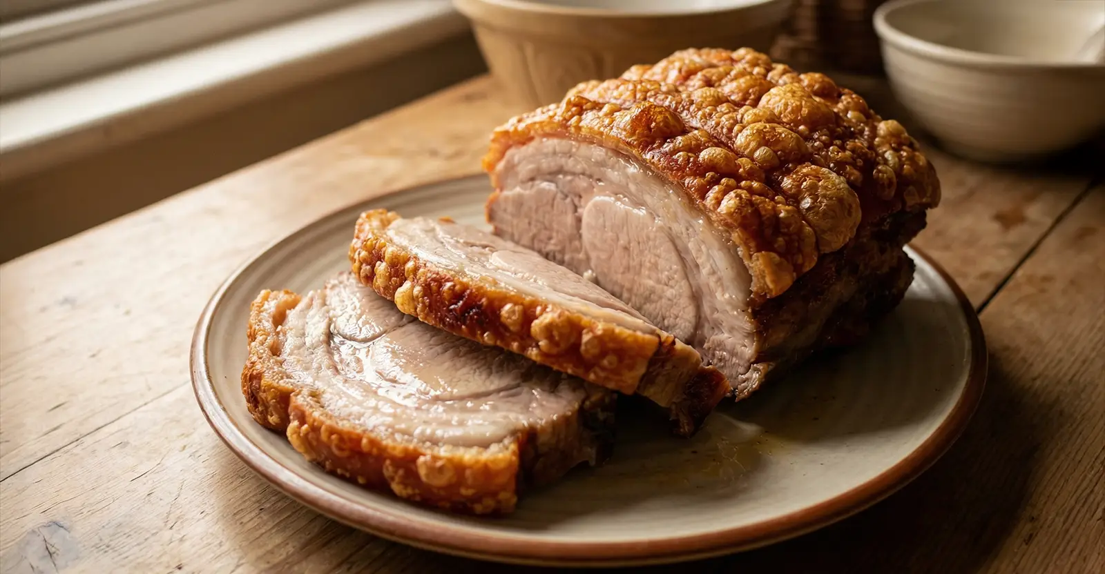 Saftiger Krustenbraten