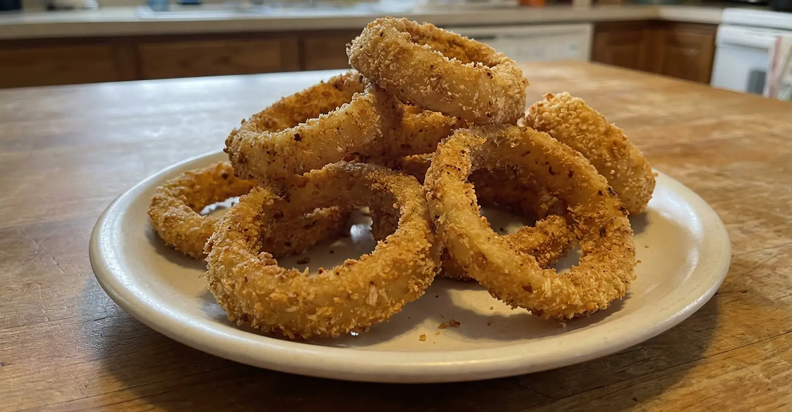 Knusprige Zwiebelringe