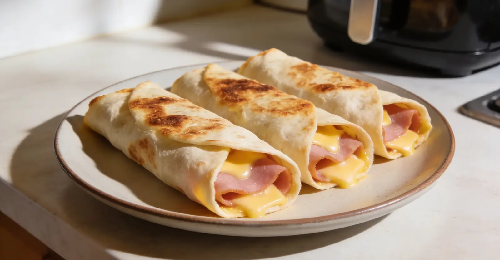 Schinken-Käse-Wraps