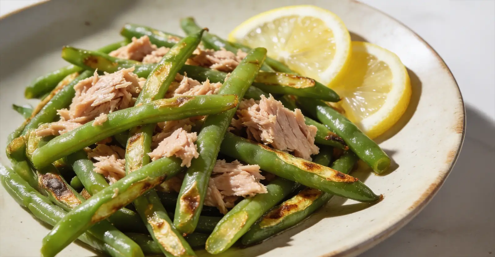 Thunfisch-Bohnen-Salat mit Zitrone