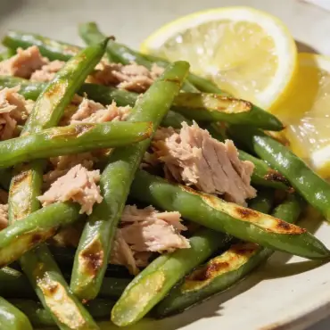 Thunfisch-Bohnen-Salat mit Zitrone