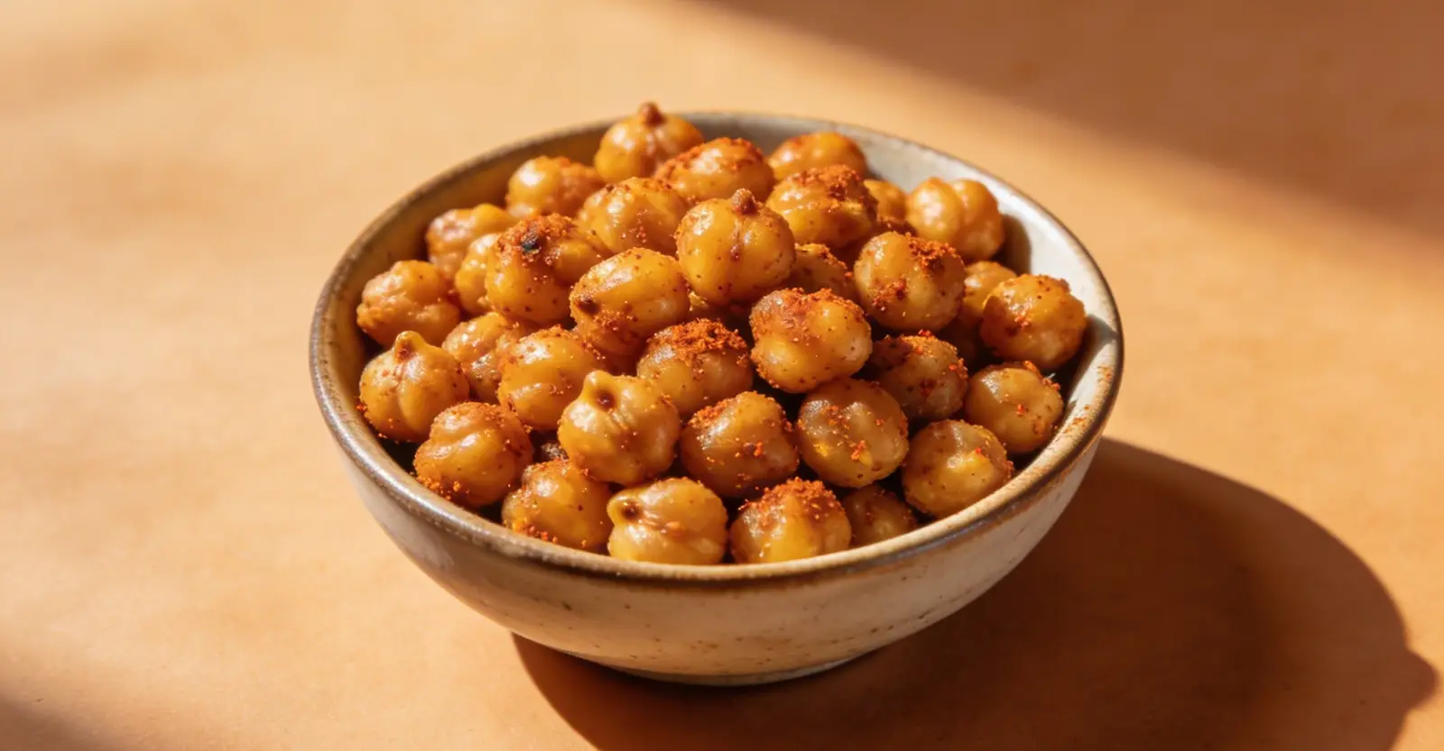 Knusprige Kichererbsen mit Paprika
