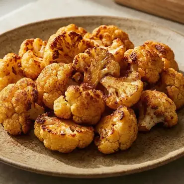 Knusprige Blumenkohl-Bites mit Paprika