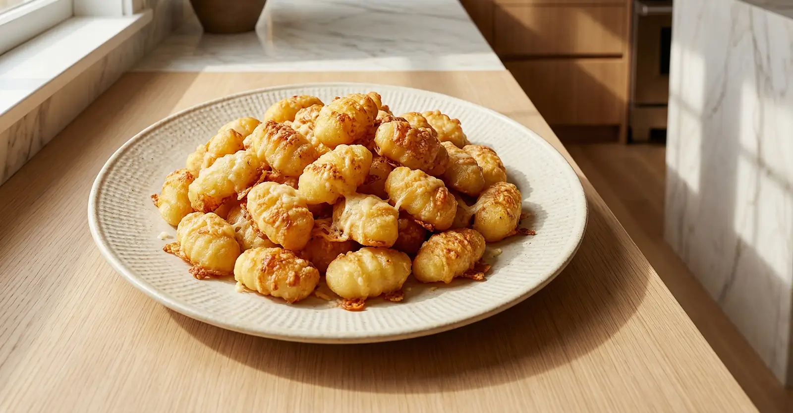 Knusprige Gnocchi-Chips mit Parmesan